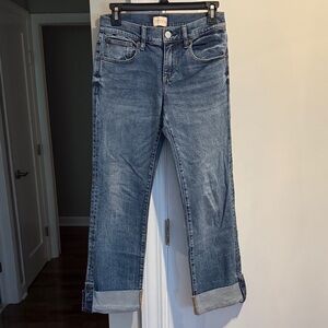 Alice + Olivia Blue Ankle Jeans